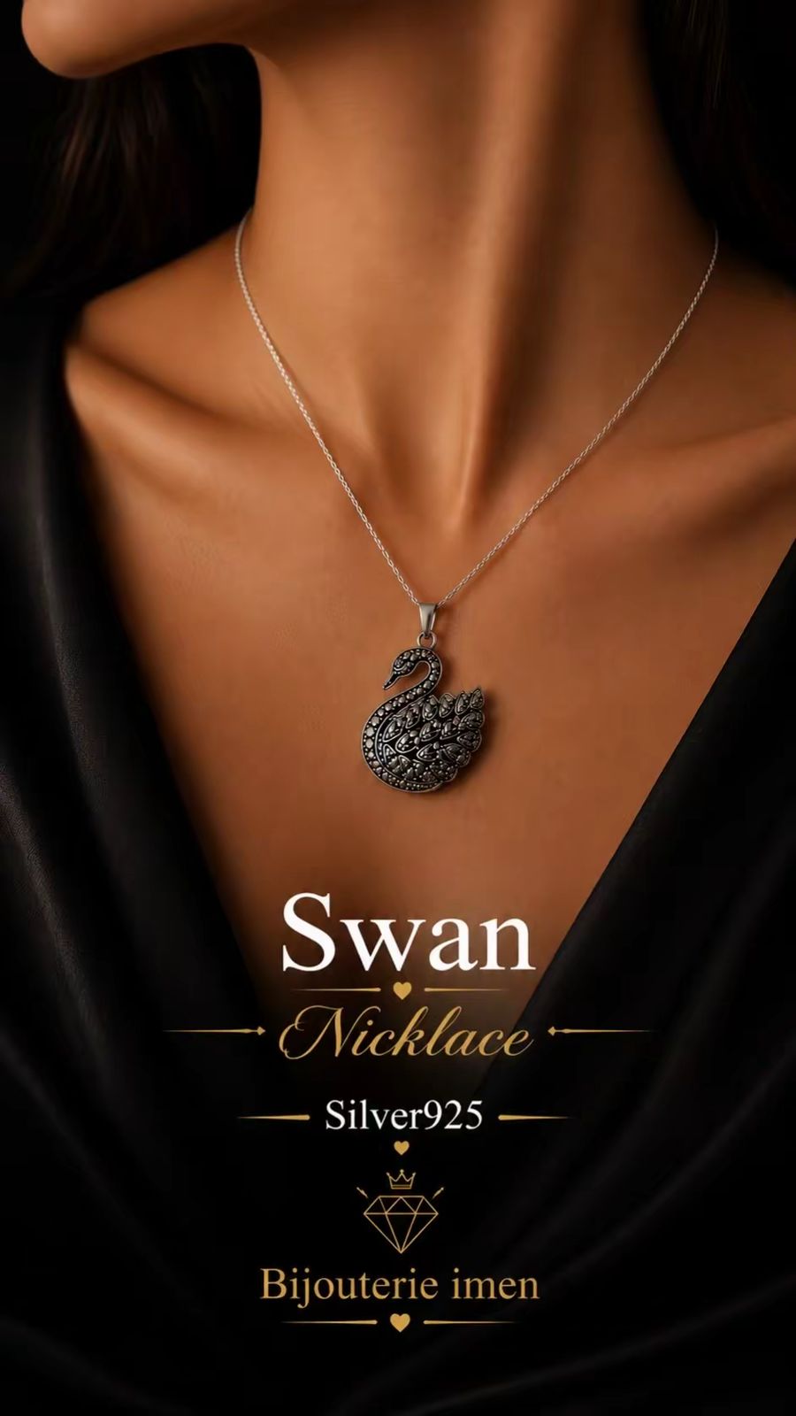 Collier Swan vue 1